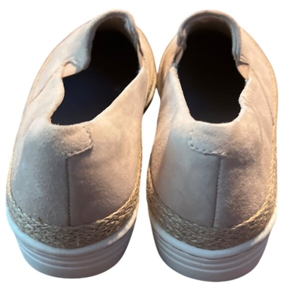 Clarks Marie Sail Slip On Walking Sneaker White Leather Espadrille Women 8.5 W - Picture 4 of 8